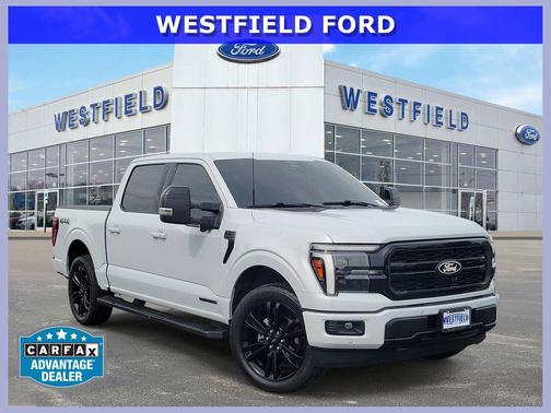 SPACE WHITE METALLIC 2025 Ford F-150 LARIAT Truck