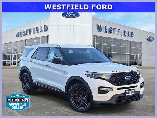 STAR WHITE MET TRI-COAT 2022 Ford Explorer ST SUV
