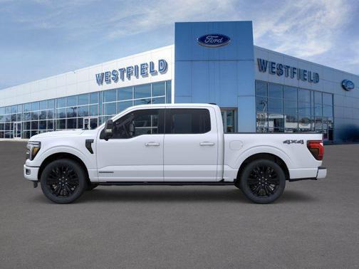 Star White Metallic Tri-Coat 2025 Ford F-150 Platinum