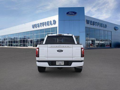 Star White Metallic Tri-Coat 2025 Ford F-150 Platinum