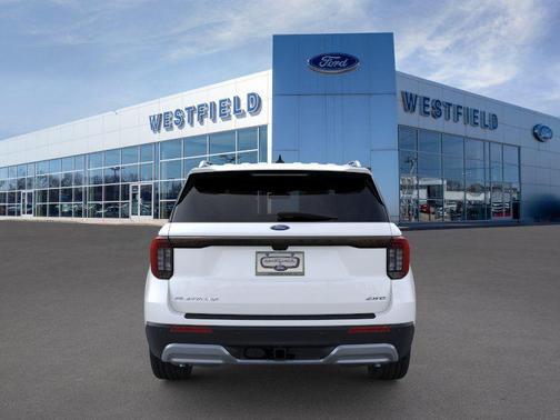 Star White Metallic Tri-Coat 2026 Ford Explorer Platinum