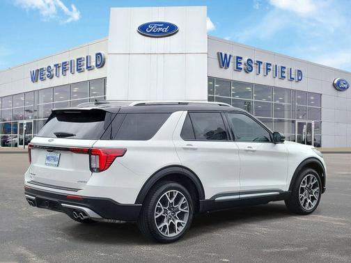 STAR WHITE MET TRI-COAT 2025 Ford Explorer PLATINUM