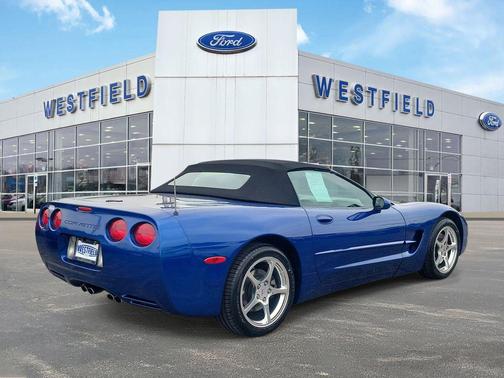 Electron Blue Metallic 2002 Chevrolet Corvette Base