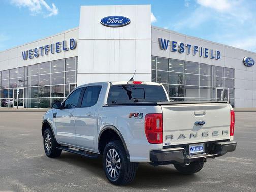 White Platinum Metallic Tri-Coat 2020 Ford Ranger LARIAT