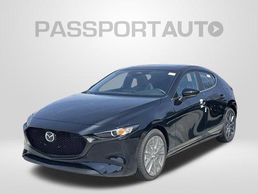 Jet Black Mica 2026 Mazda Mazda3 FWD w/Preferred Package