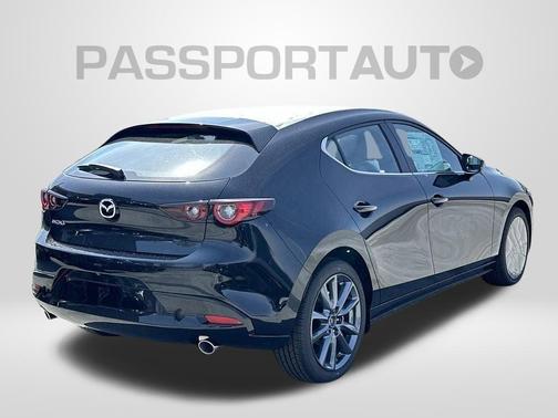 Jet Black Mica 2026 Mazda Mazda3 FWD w/Preferred Package