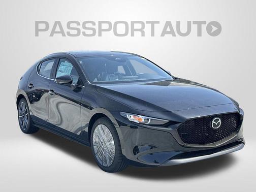 Jet Black Mica 2026 Mazda Mazda3 FWD w/Preferred Package