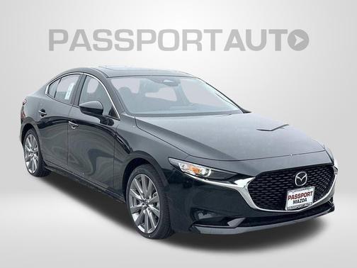 Jet Black Mica 2026 Mazda Mazda3 FWD w/Preferred Package
