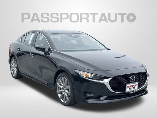 Jet Black Mica 2026 Mazda Mazda3 FWD w/Preferred Package
