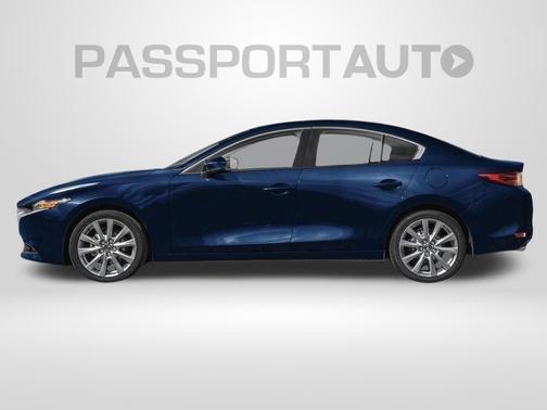 Deep Crystal Blue Mica 2026 Mazda Mazda3 FWD w/Preferred Package