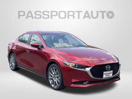 Soul Red Crystal Metallic 2026 Mazda Mazda3 FWD w/Preferred Package