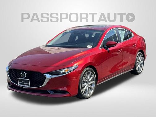 Soul Red Crystal Metallic 2025 Mazda Mazda3 FWD w/Preferred Package