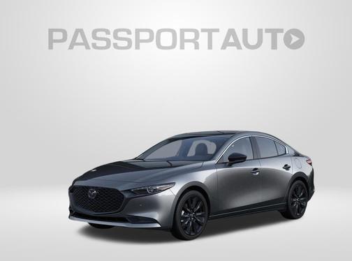 Machine Gray Metallic 2026 Mazda Mazda3 AWD w/Premium Package