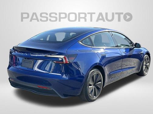 Blue 2025 Tesla Model 3 Long Range
