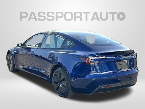 Blue 2025 Tesla Model 3 Long Range