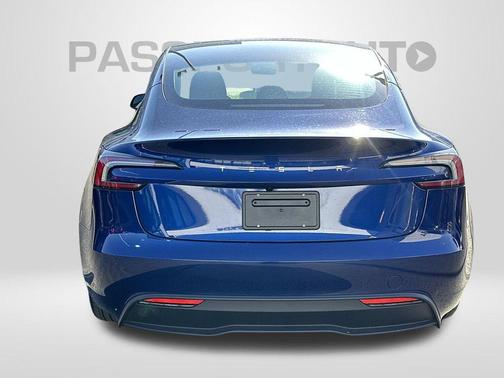 Blue 2025 Tesla Model 3 Long Range