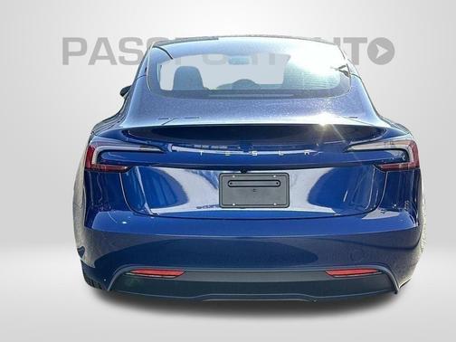 Blue 2025 Tesla Model 3 Long Range