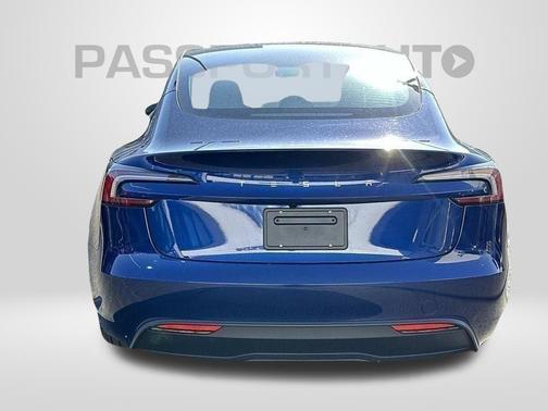 Blue 2025 Tesla Model 3 Long Range