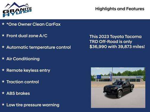 2023 Toyota Tacoma TRD Off Road