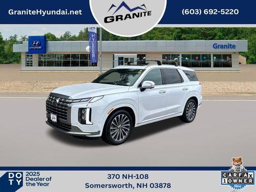 Hyper White 2025 Hyundai PALISADE Calligraphy
