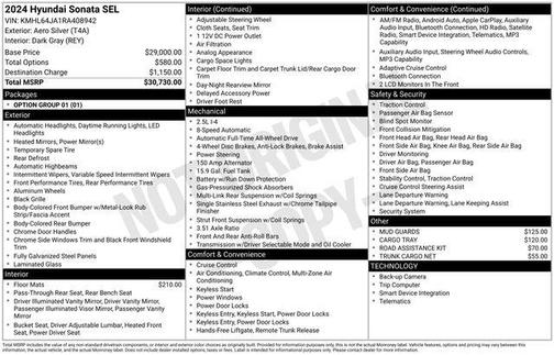 2024 Hyundai SONATA SEL
