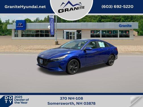 Intense Blue 2022 Hyundai ELANTRA SEL