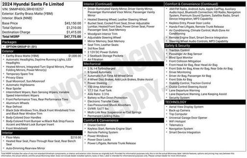 2024 Hyundai SANTA FE Limited