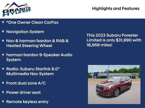 2023 Subaru Forester Limited