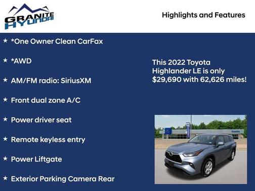 2022 Toyota Highlander LE
