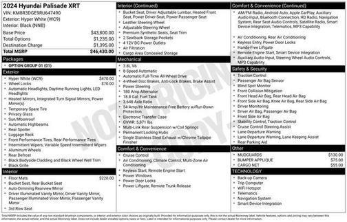 2024 Hyundai PALISADE XRT