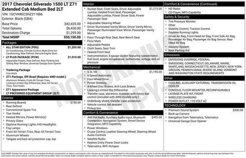 2017 Chevrolet Silverado 1500 LT