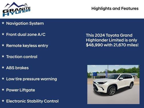 2024 Toyota Grand Highlander LIMITED