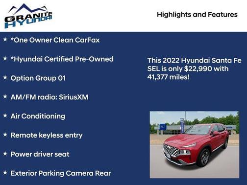 2022 Hyundai SANTA FE SEL