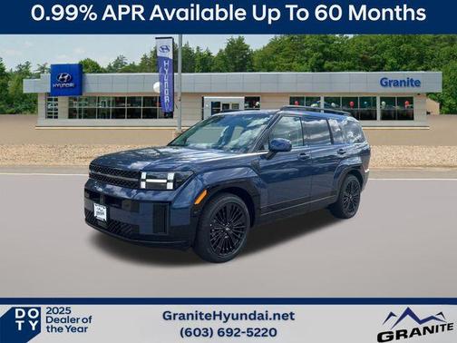 Atlantic Blue 2026 Hyundai SANTA FE HEV Calligraphy