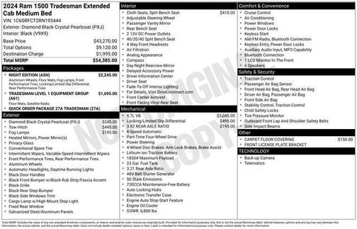 2024 RAM 1500 Tradesman