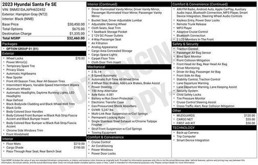 2023 Hyundai SANTA FE SE