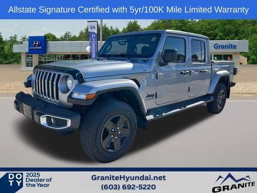 Billet Silver Metallic Clearcoat 2020 Jeep Gladiator Sport
