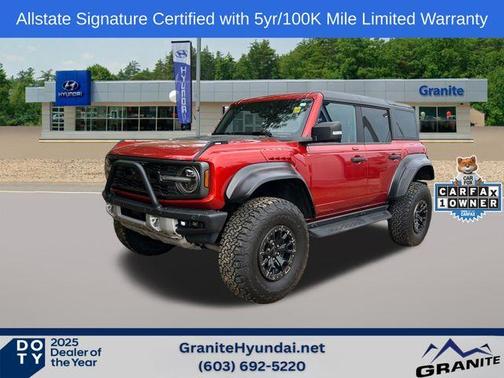Hot Pepper Red Metallic Tinted Clearcoat 2023 Ford Bronco Raptor