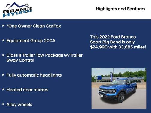 2022 Ford Bronco Sport Big Bend