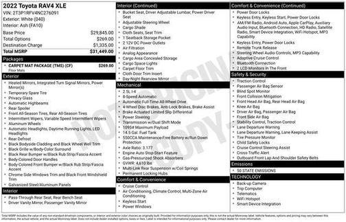 2022 Toyota RAV4 XLE