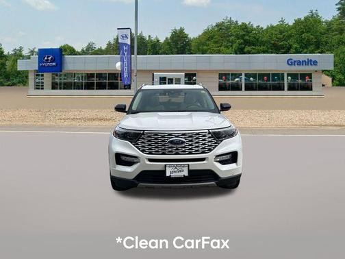 White 2020 Ford Explorer Platinum