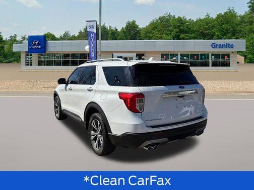 White 2020 Ford Explorer Platinum