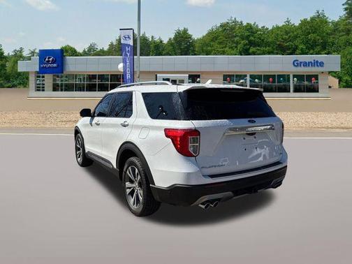 White 2020 Ford Explorer Platinum
