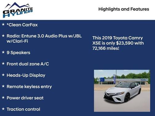 2019 Toyota Camry XSE