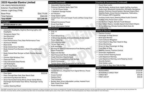 2025 Hyundai ELANTRA Limited