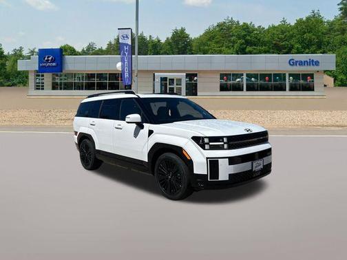 White 2026 Hyundai SANTA FE HEV Calligraphy