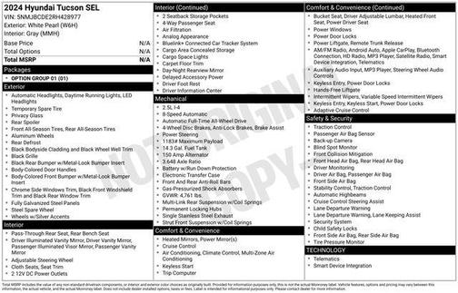 2024 Hyundai TUCSON SEL