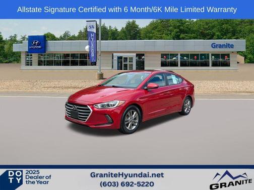 Scarlet Red 2017 Hyundai ELANTRA Value Edition