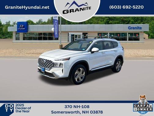 Serenity White Pearl 2023 Hyundai SANTA FE SEL