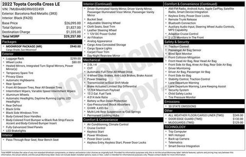 2022 Toyota Corolla Cross LE